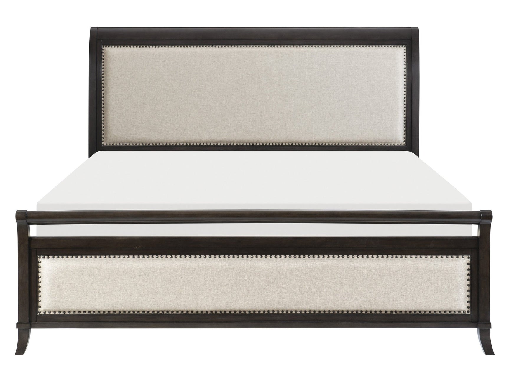 Hebron Dark Cherry California King Bed - Ornate Home