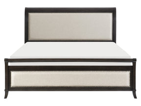 Hebron Dark Cherry California King Bed - Ornate Home