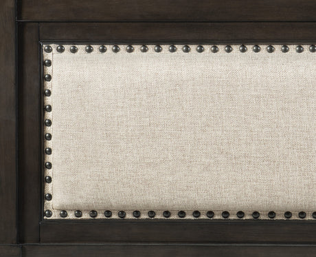 Hebron Dark Cherry California King Bed - Ornate Home