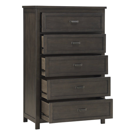 Hebron Dark Cherry Chest - Ornate Home