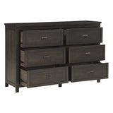 Hebron Dark Cherry Dresser - Ornate Home