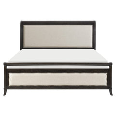 Hebron Dark Cherry Eastern King Bed - Ornate Home