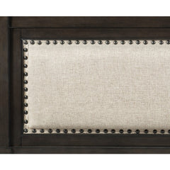 Hebron Dark Cherry Eastern King Bed - Ornate Home
