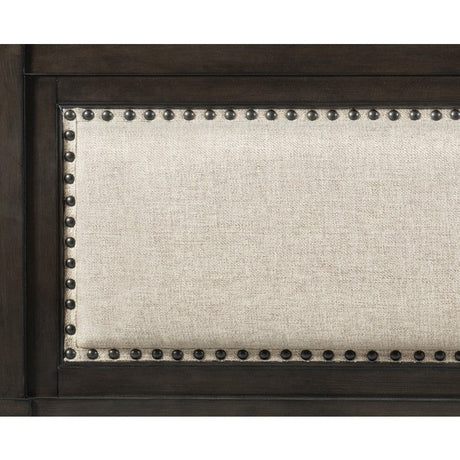 Hebron Dark Cherry Eastern King Bed - Ornate Home