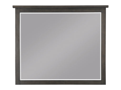 Hebron Dark Cherry Mirror - Ornate Home