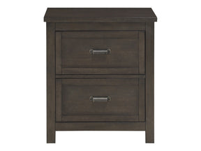 Hebron Dark Cherry Nightstand - Ornate Home