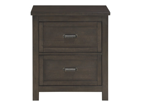 Hebron Dark Cherry Nightstand - Ornate Home