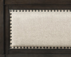 Hebron Dark Cherry Queen Bed - Ornate Home