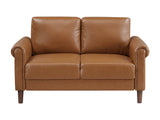Hector Brown Loveseat - Ornate Home