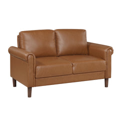 Hector Brown Loveseat - Ornate Home