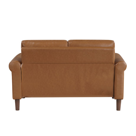 Hector Brown Loveseat - Ornate Home
