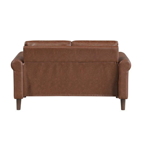 Hector Chocolate Loveseat - Ornate Home