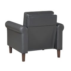 Hector Dark-Gray Chair - Ornate Home