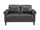 Hector Dark-Gray Loveseat - Ornate Home