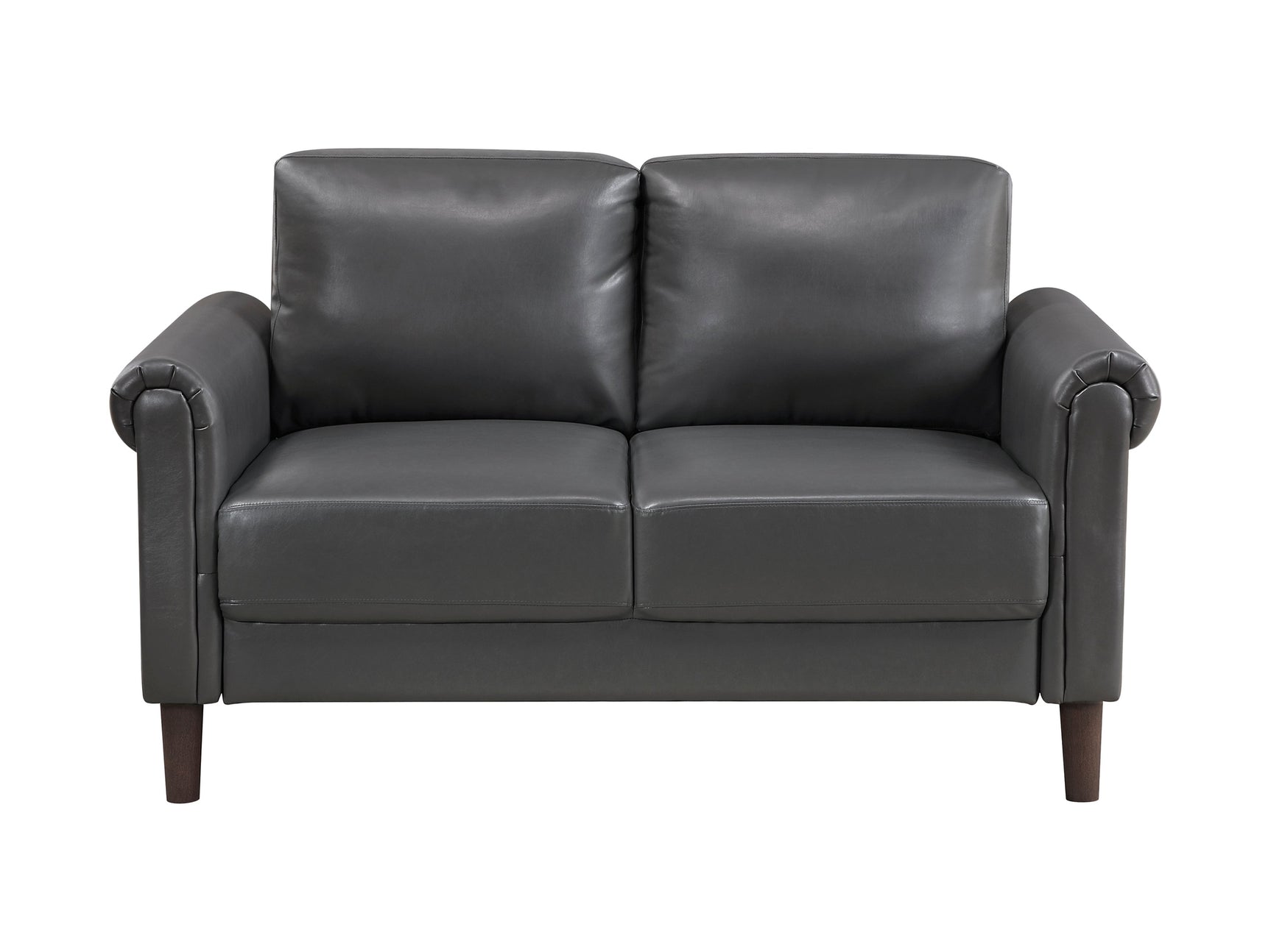 Hector Dark-Gray Loveseat - Ornate Home