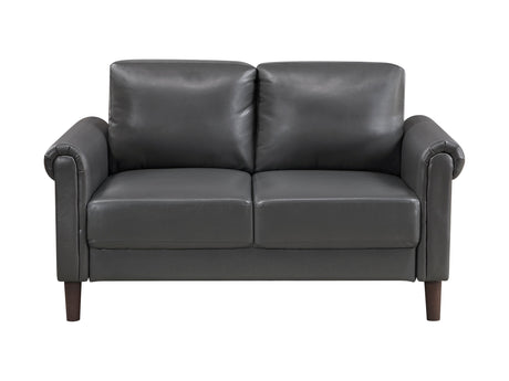 Hector Dark-Gray Loveseat - Ornate Home