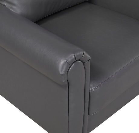 Hector Dark-Gray Loveseat - Ornate Home