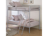 Hector Silver Twin/Twin Bunk Bed - Ornate Home