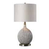 Hedera Textured Ivory Table Lamp - Ornate Home