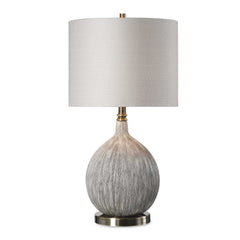 Hedera Textured Ivory Table Lamp - Ornate Home