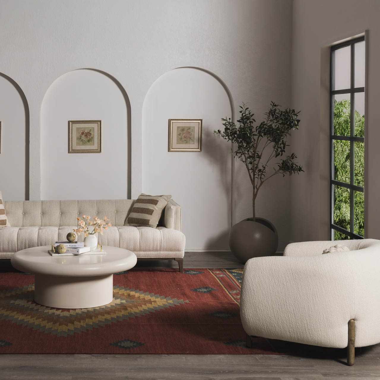 Hedon Wool Area Rug - Ornate Home