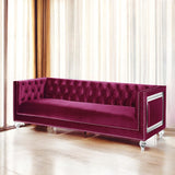 Heibero Red Sofa - Ornate Home