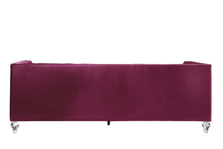 Heibero Red Sofa - Ornate Home