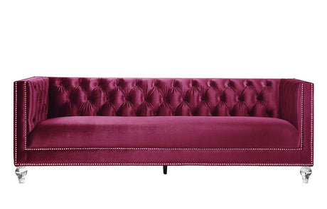 Heibero Red Sofa - Ornate Home