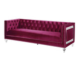 Heibero Red Sofa - Ornate Home