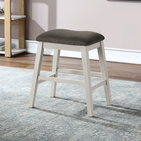 Heidelberg Off-White/Dark Gray 4 Pc. Counter Height Table Set w/ Bench - Ornate Home