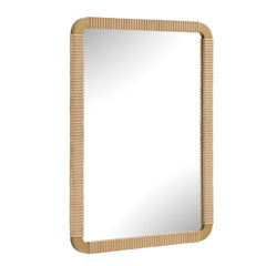 Heinrich Brass/Woodtone Wood Mirror - Ornate Home