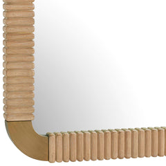 Heinrich Brass/Woodtone Wood Mirror - Ornate Home
