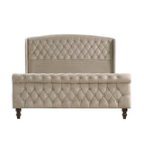 Heirloom Brown Queen Platform Bed - Ornate Home