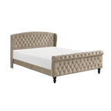 Heirloom Brown Queen Platform Bed - Ornate Home