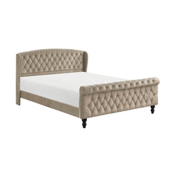 Heirloom Brown Queen Platform Bed - Ornate Home