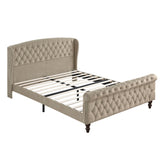 Heirloom Brown Queen Platform Bed - Ornate Home