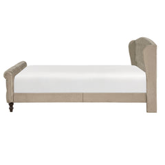 Heirloom Brown Queen Platform Bed - Ornate Home