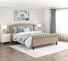 Heirloom Brown Queen Platform Bed - Ornate Home
