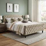 Heirloom Brown Queen Platform Bed - Ornate Home