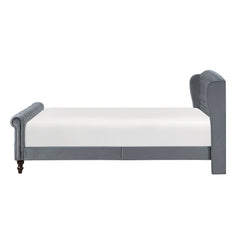 Heirloom Gray Queen Platform Bed - Ornate Home