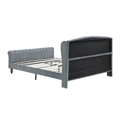Heirloom Gray Queen Platform Bed - Ornate Home