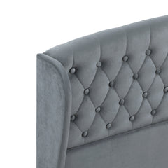 Heirloom Gray Queen Platform Bed - Ornate Home