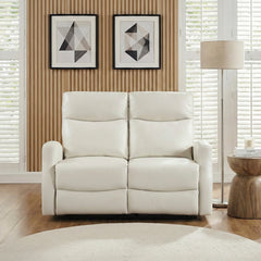 Heisley White Double Reclining Loveseat - Ornate Home