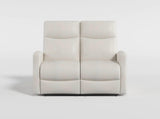Heisley White Double Reclining Loveseat - Ornate Home