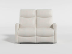 Heisley White Double Reclining Loveseat - Ornate Home