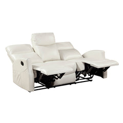 Heisley White Double Reclining Sofa - Ornate Home