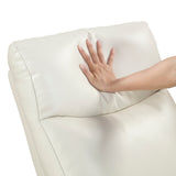 Heisley White Double Reclining Sofa - Ornate Home