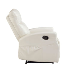 Heisley White Reclining Chair - Ornate Home