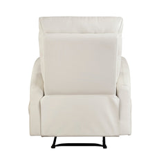 Heisley White Reclining Chair - Ornate Home