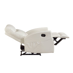 Heisley White Reclining Chair - Ornate Home